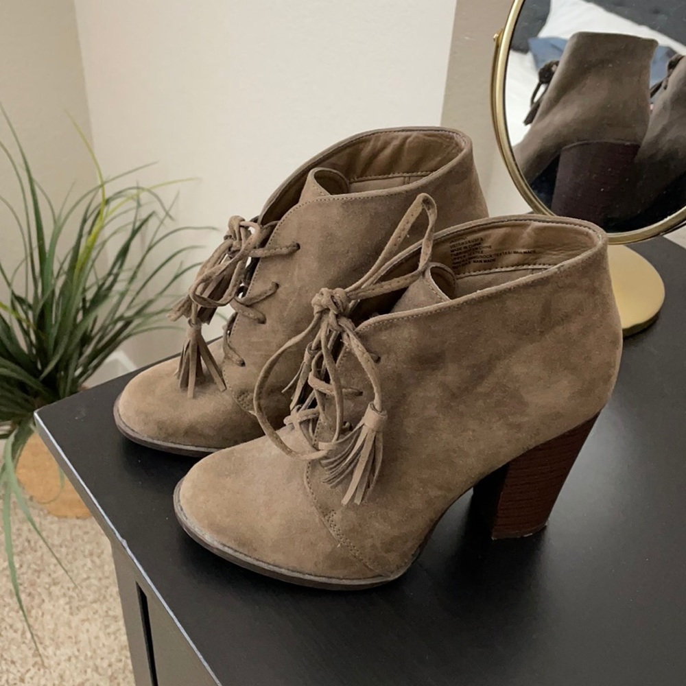 JustFab booties. Size 7